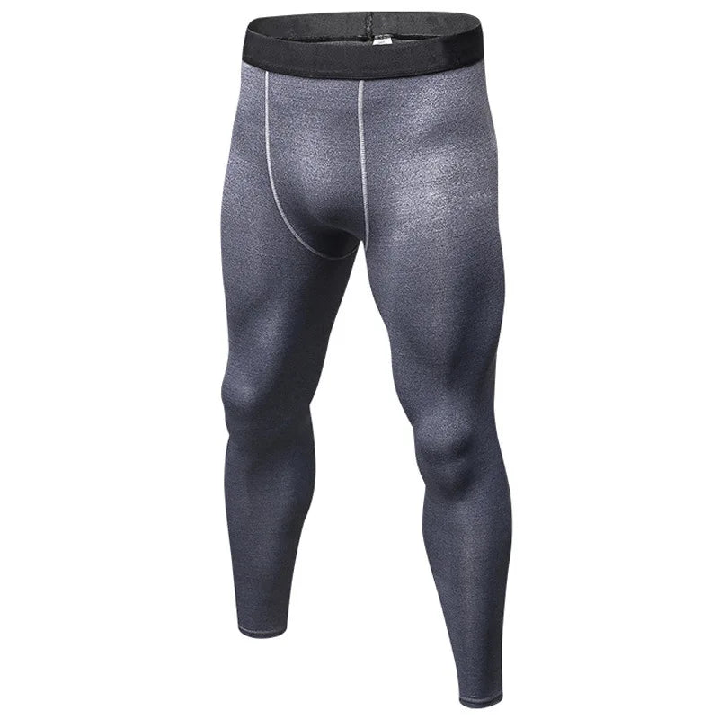 Men's Fitted Training Leggings for Gym and Running