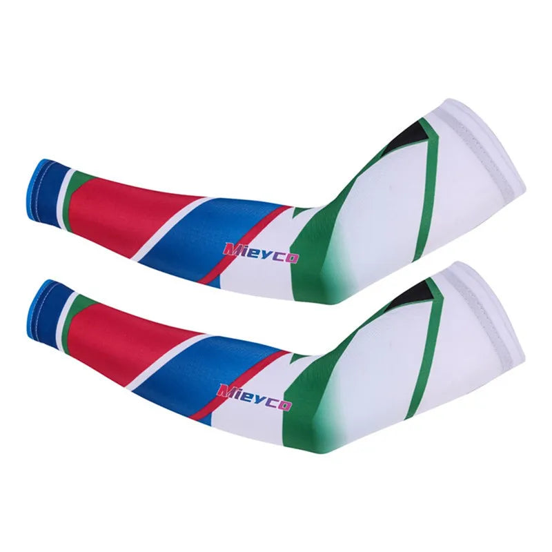 Icy Silk Sun Protection Arm Sleeves Cooling Breathable Outdoor Cycling Fishing Sports Sleeves