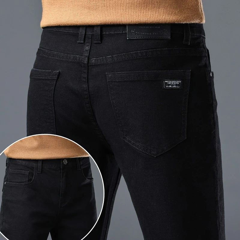 Men's Straight Leg Denim Jeans for Casual Everyday Wear