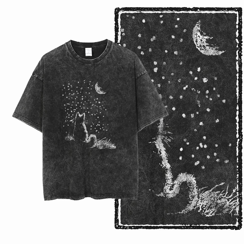 Graphic Crew Neck Short Sleeve Casual Pullover T Shirt