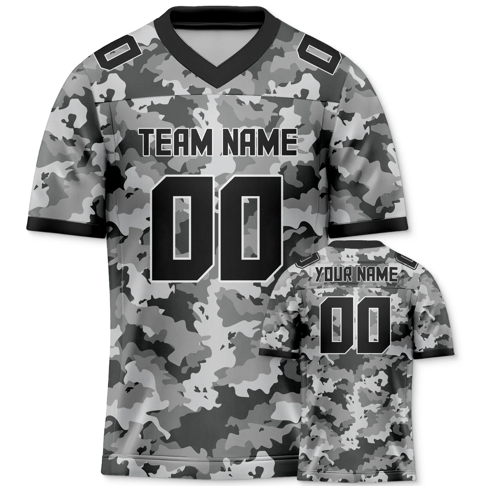 American Football Graphic Short Sleeve Sports Jersey with Number Print
