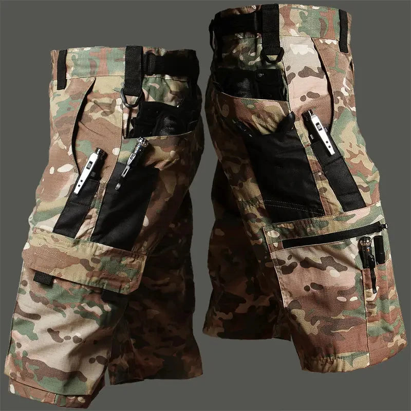 Men's Multi-Pocket Tactical Cargo Shorts
