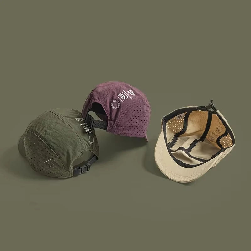 Adjustable Baseball Cap with Solid and Perforated Style Options
