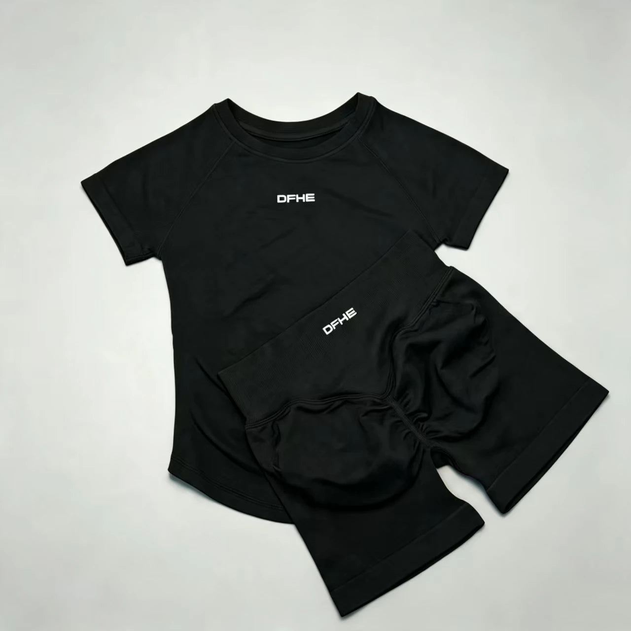Women's Tee And Shorts Yoga Set For Workout Outfits