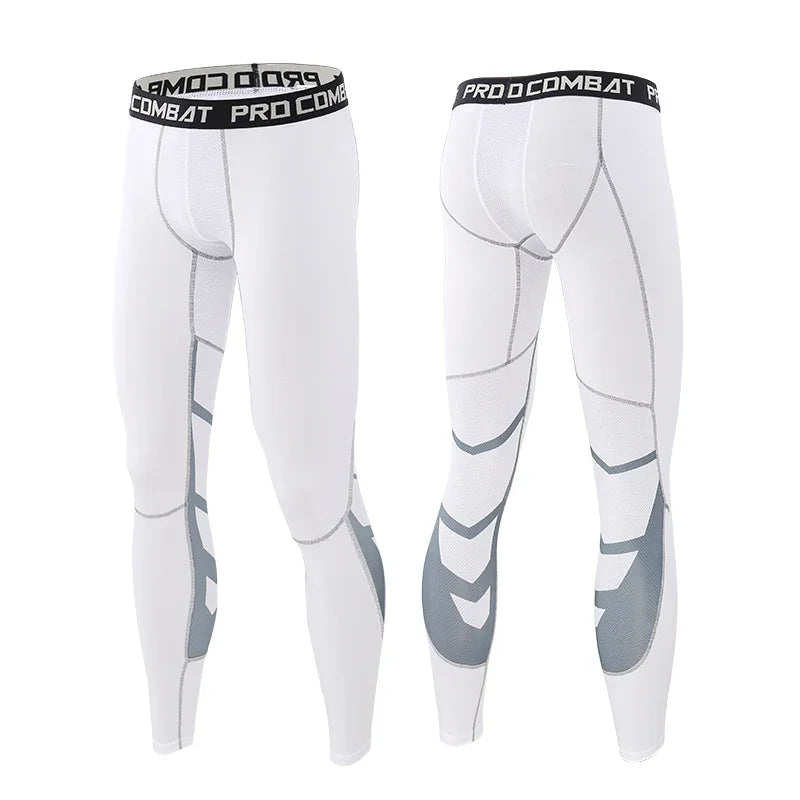 Men's Fitted Training Leggings for Gym and Running