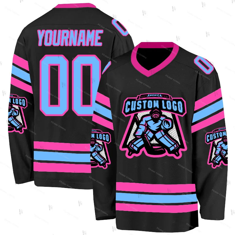 Gradient Number Design Long Sleeve Jersey For Sports Outfits