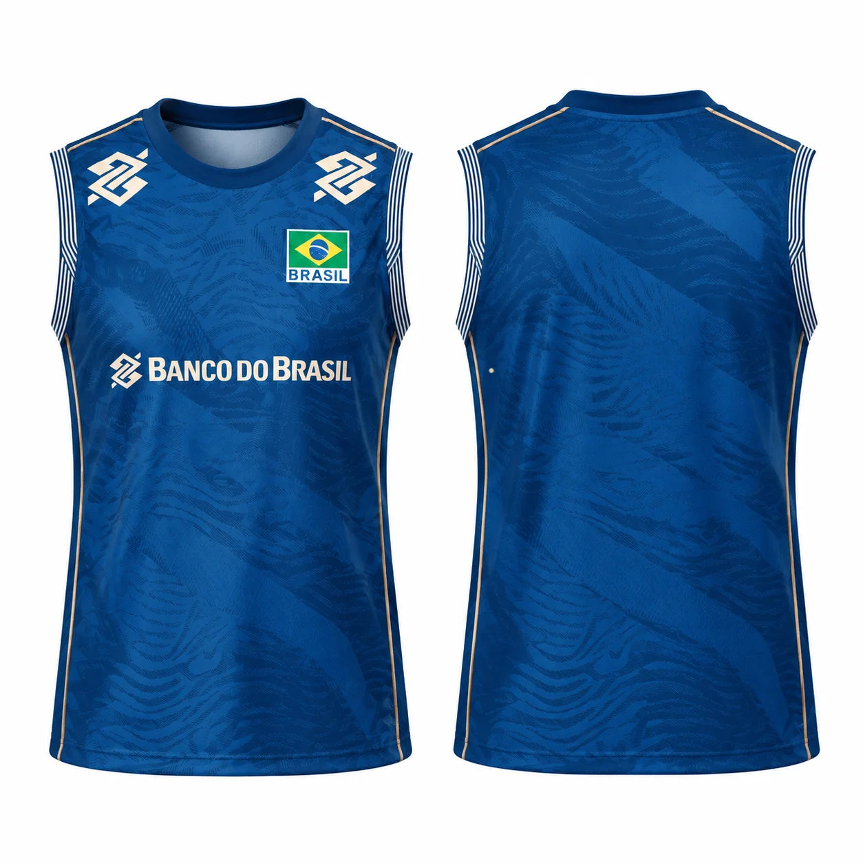 Brazil Volleyball Graphic Sleeveless Tank Top For Sports Outfits