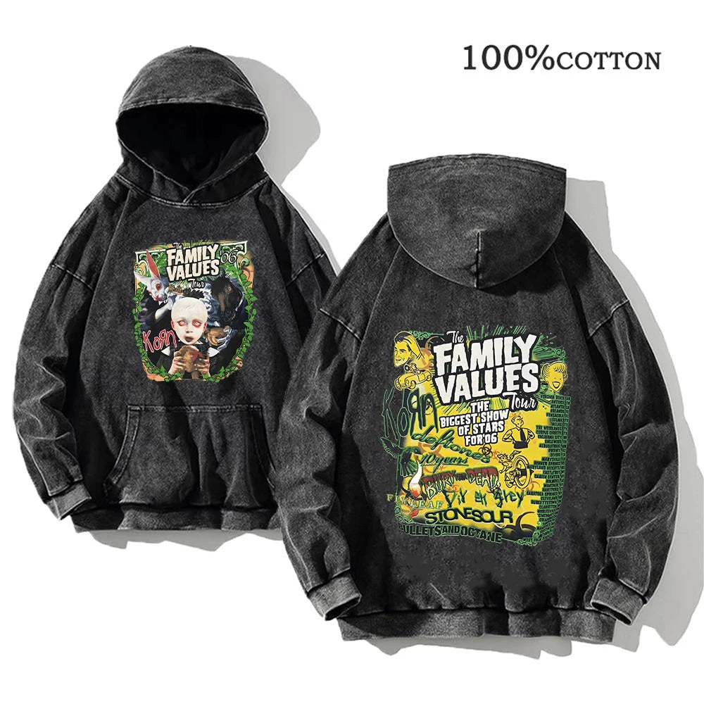 Graphic Long Sleeve Casual Hooded Sweatshirt with Original Style Options