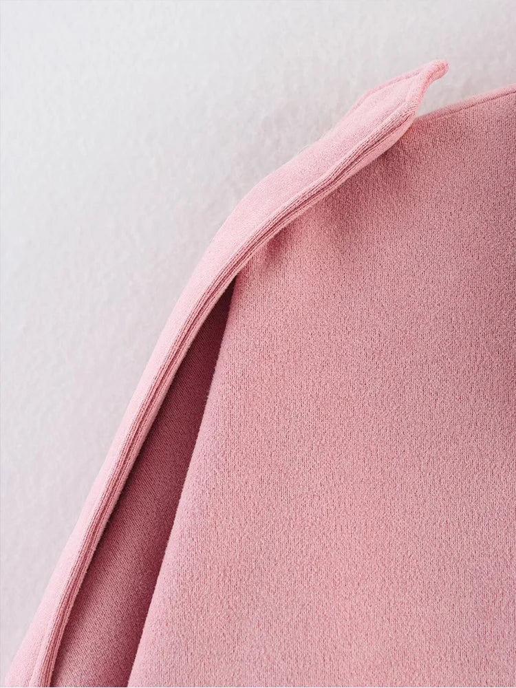 Women's Suede-Look Zip-Front Bomber Jacket
