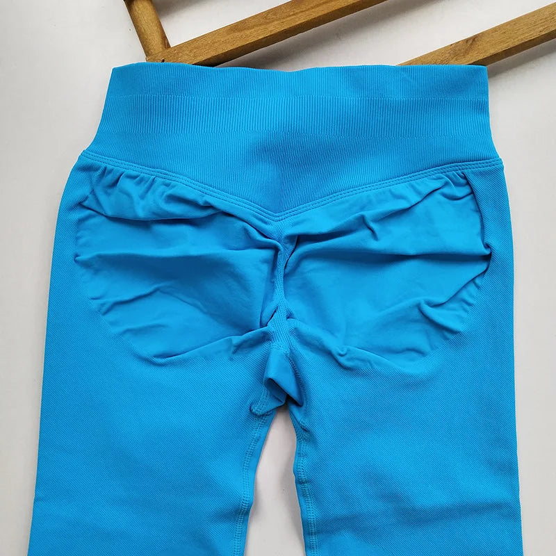 Women's Scrunch Capri Leggings For Workout Outfits And Layering
