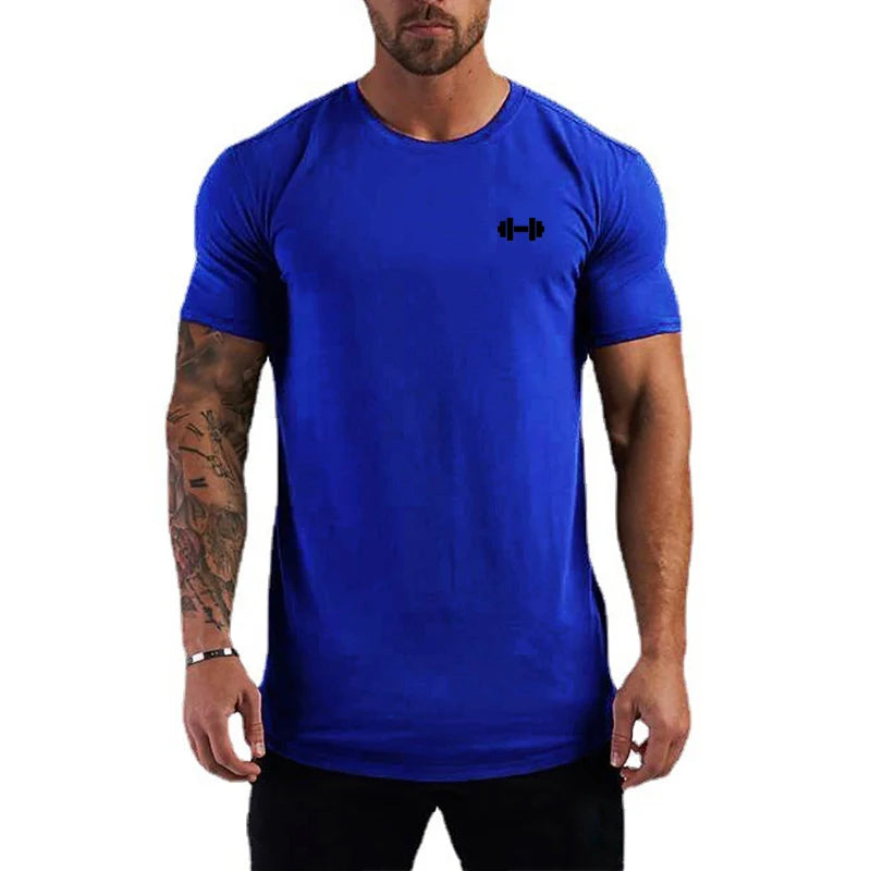 Plain Training Short Sleeve T-shirt For Sports Outfits