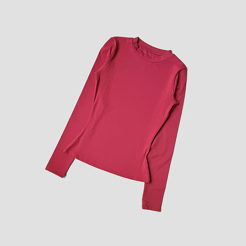 Women’s Long Sleeve Workout Top for Gym, Pilates, Yoga & Running