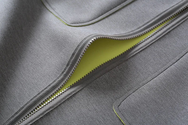 Mid Length Waistcoat Sleeveless Jackets Two Sided Wearing Contrasting Color Hooded Air Cotton Drape Vest For Women