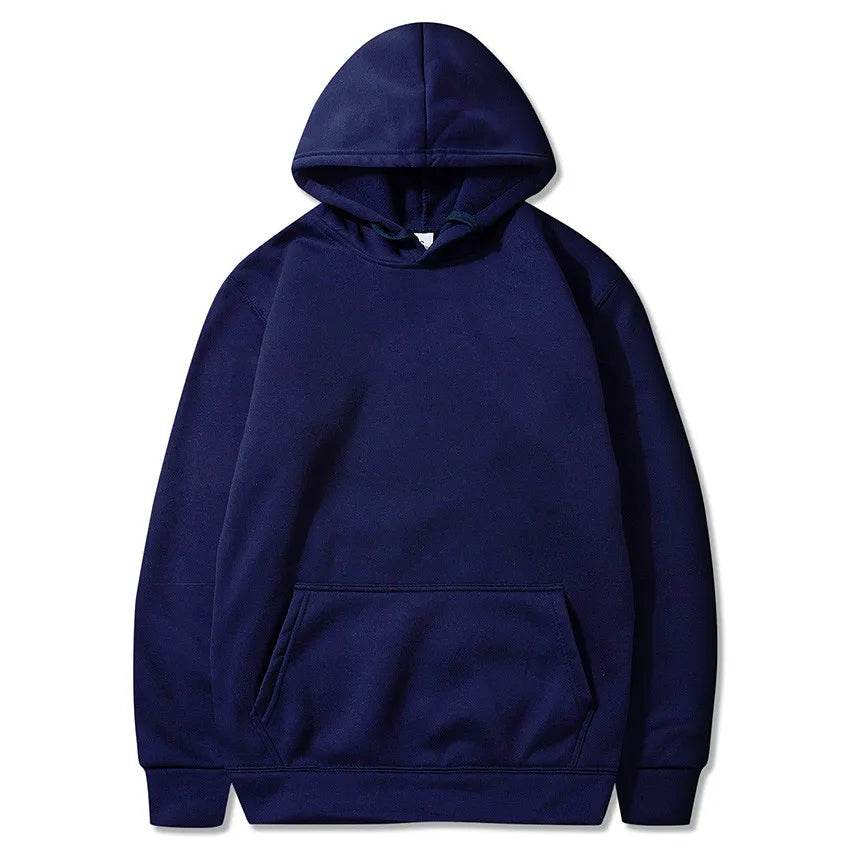Long Sleeve Casual Hooded Sweatshirt with Relaxed Streetwear Styling
