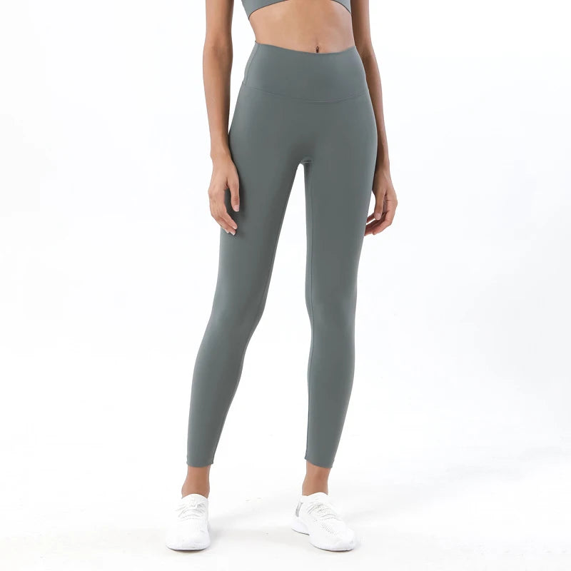Women's Side Pocket Full Length Leggings For Workout Outfits