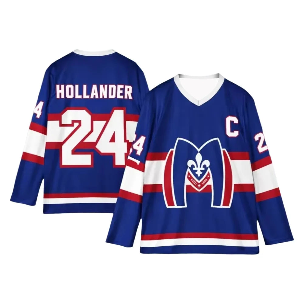 Rivalry Player Number Graphic Long Sleeve Jersey For Sports Outfits