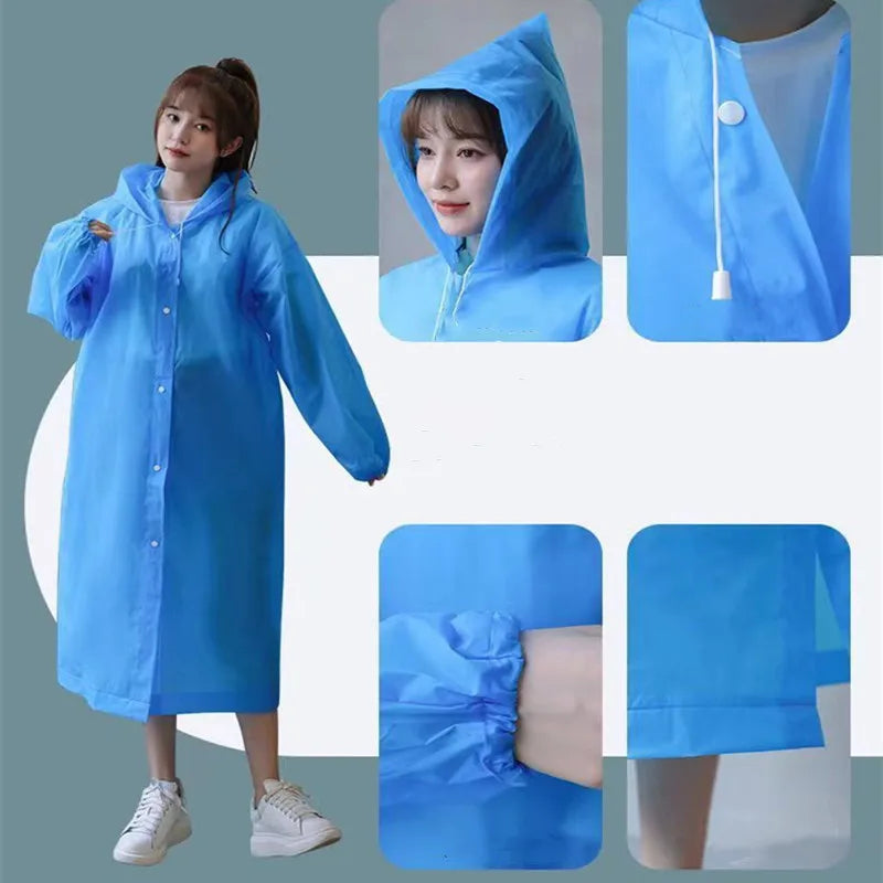 Long Hooded Front Opening Jacket for Layering over Outfits
