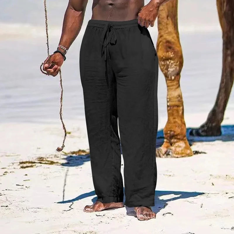 Men's Elastic Waist Casual Pants For Everyday Wear