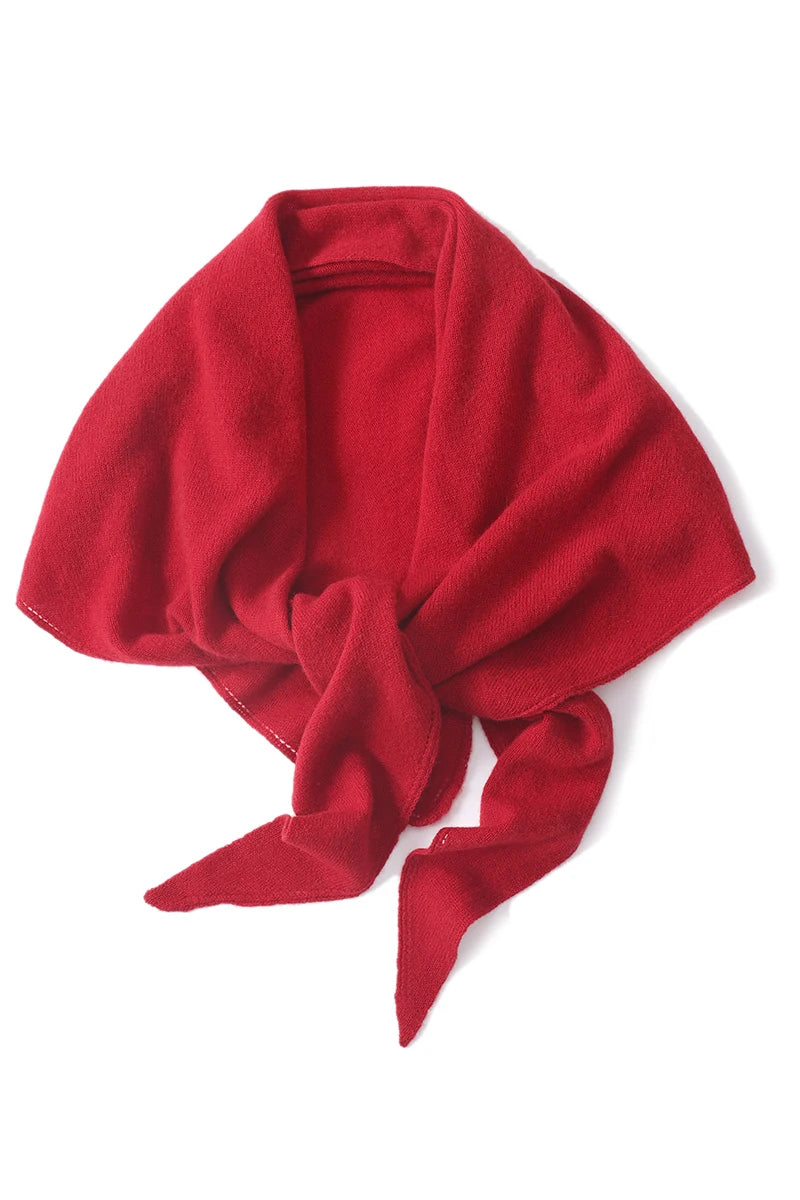Triangle Tie Wrap Scarf for Layering over Outfits