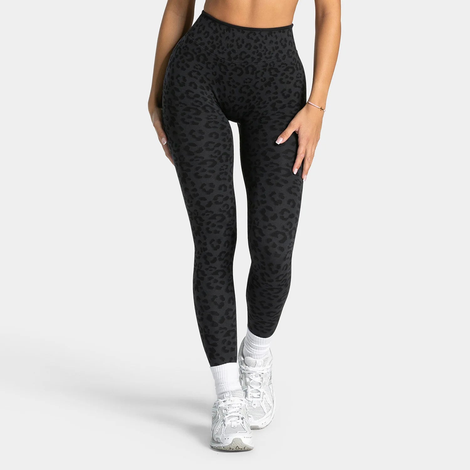 Women's Leopard Print Full Length Leggings For Workout Outfits