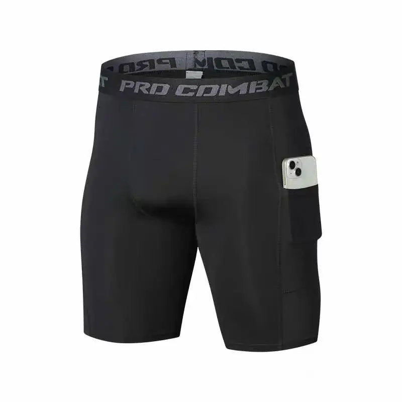 Men's Fitted Training Shorts for Gym and Running