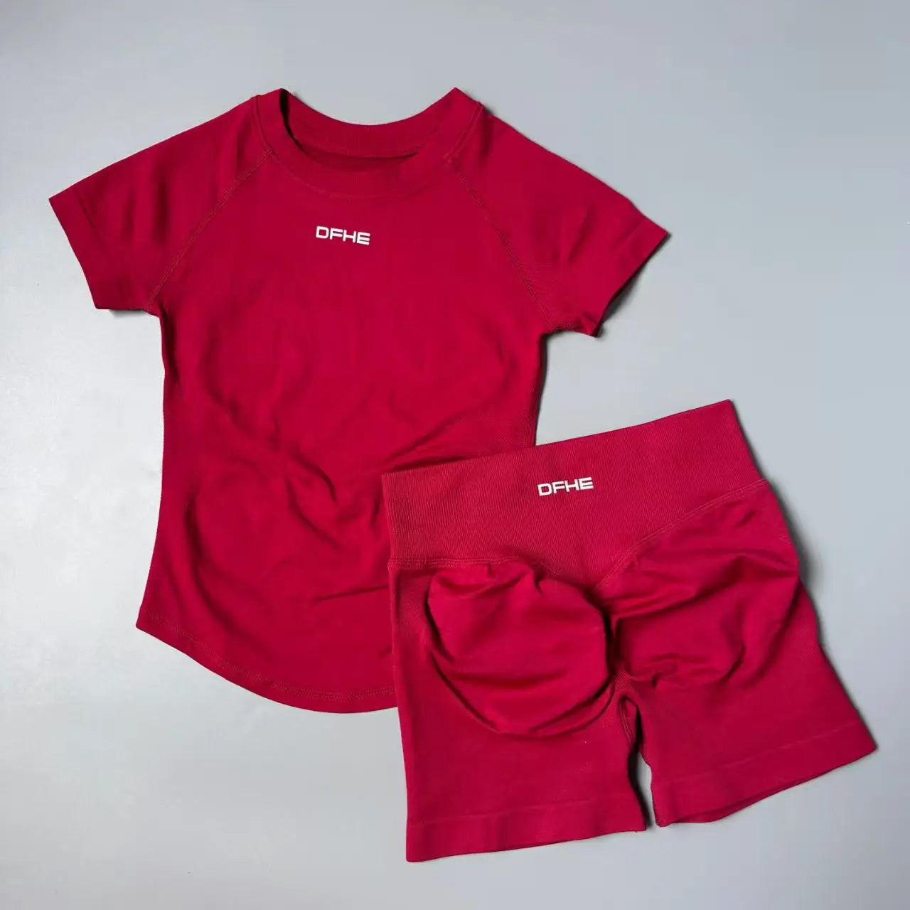 Women's Tee And Shorts Yoga Set For Workout Outfits