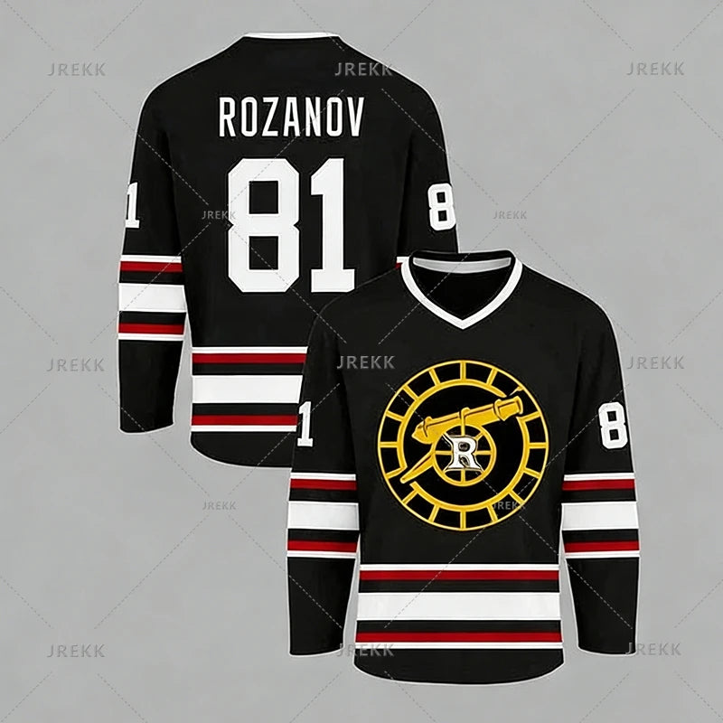 Rivalry Player Number Graphic Long Sleeve Jersey For Sports Outfits