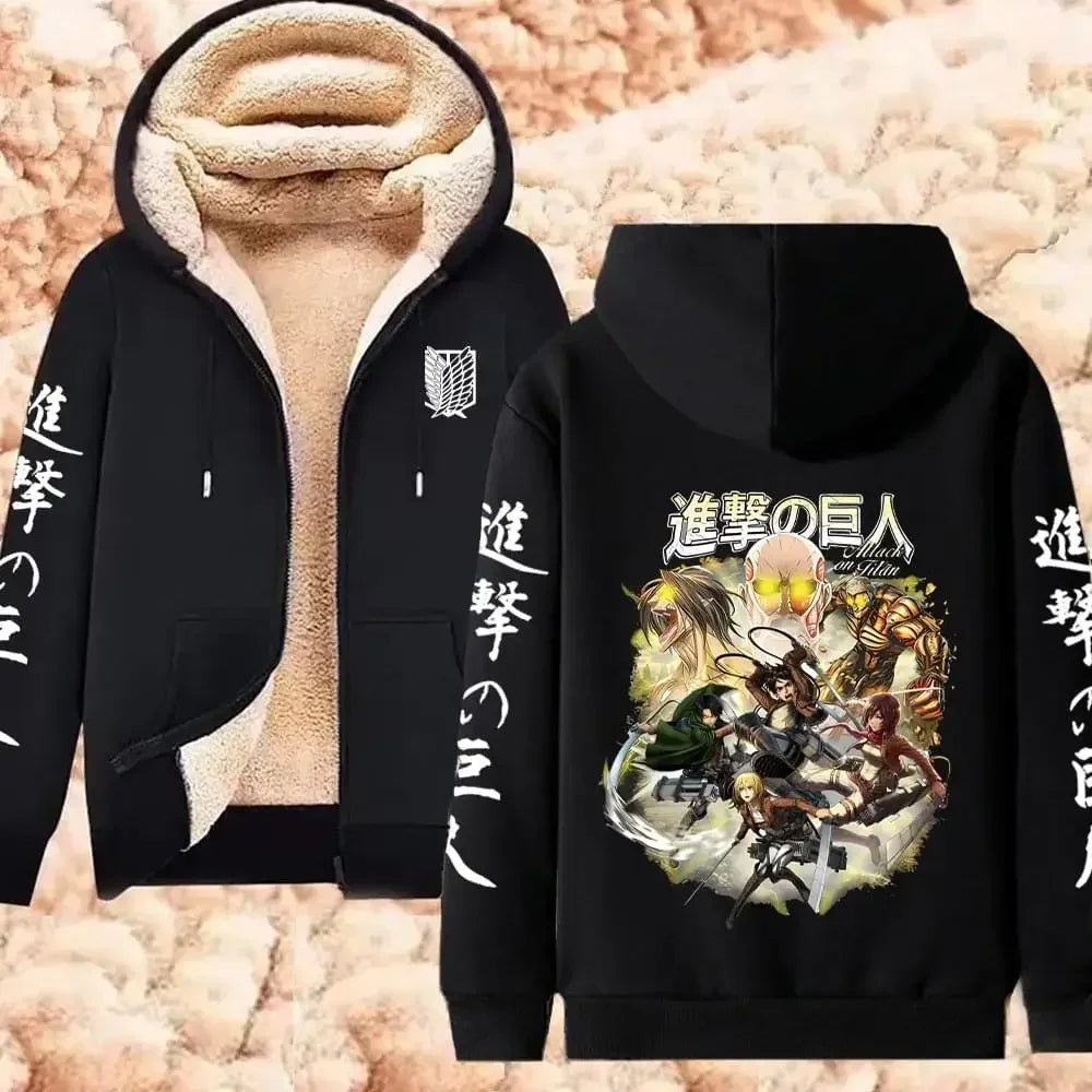 Hooded Long Sleeve Full Zip Casual Streetwear Jacket