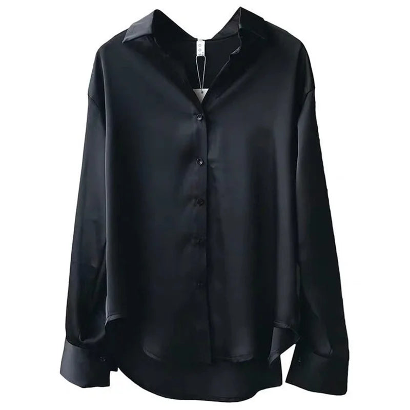 Women's Collared Long Sleeve Shirt