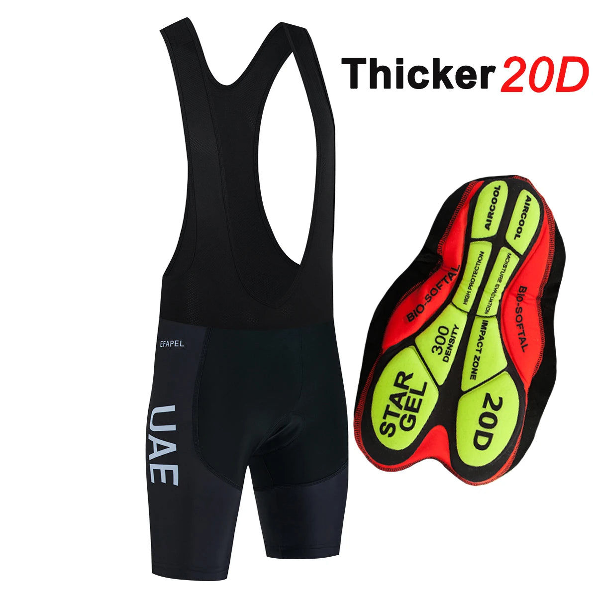 Men's Cycling Jersey and Shorts with Separate and Outfit Set Options
