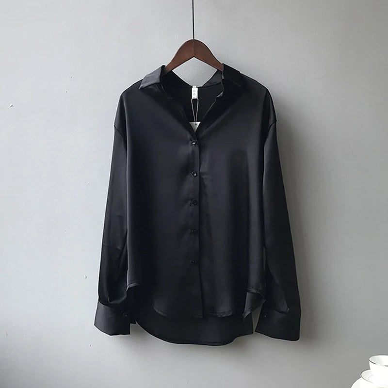 Women's Collared Long Sleeve Shirt