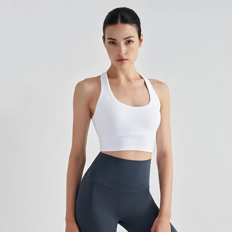 Women's Ribbed Racerback Cropped Tank Top