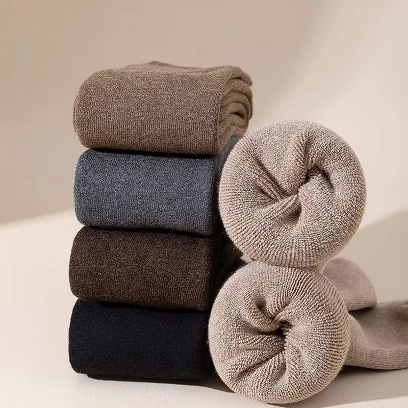 Solid Knee High Socks with Long Knit Shape