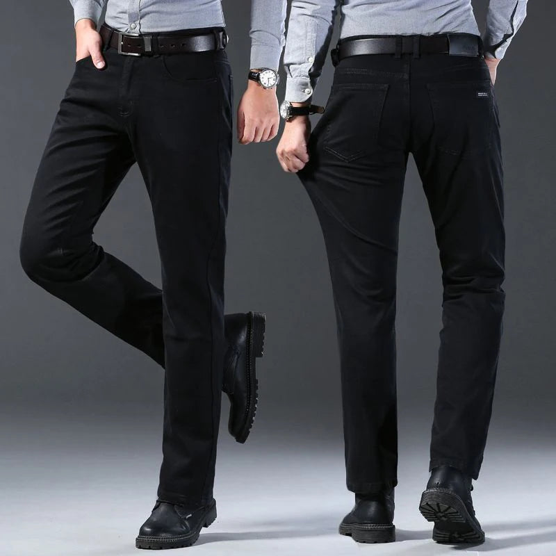 Men's Straight Leg Denim Jeans for Casual Everyday Wear