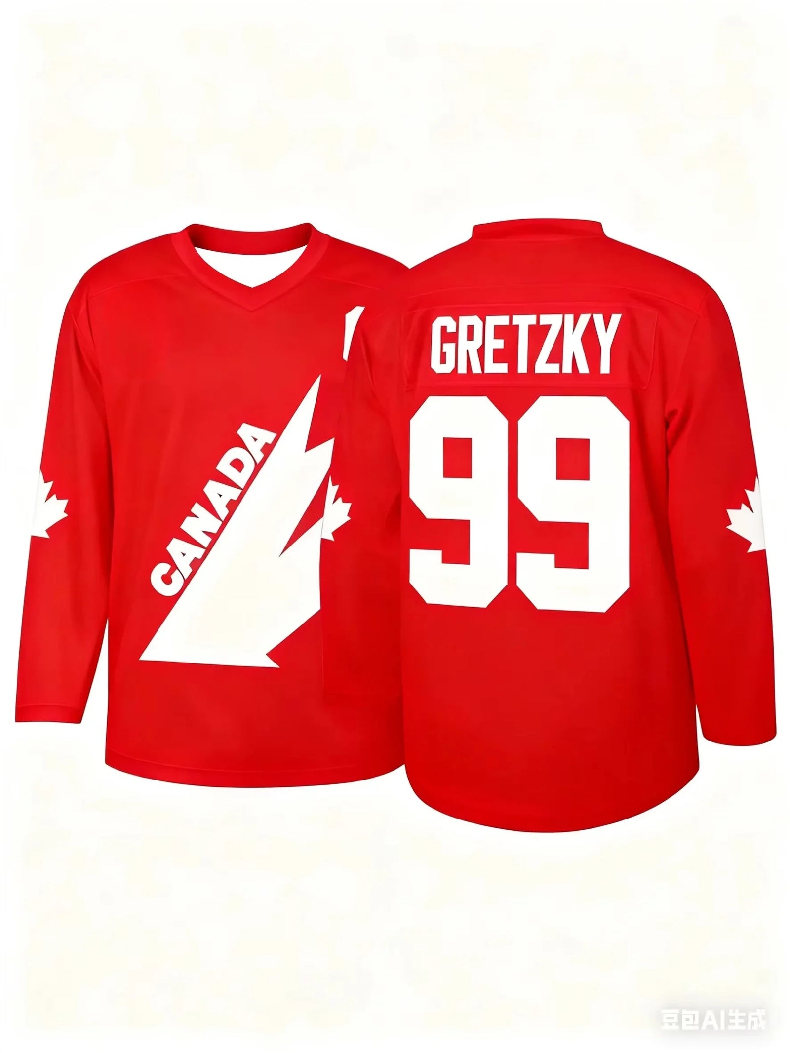 Player Number Hockey Graphic Long Sleeve Jersey For Sports Outfits