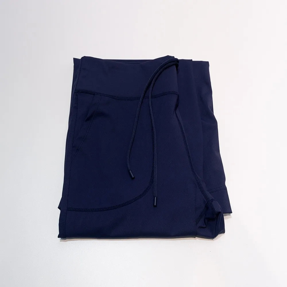 Women's High Waist Nylon Blend Wide Leg Pants for Casual Outdoor Outfits