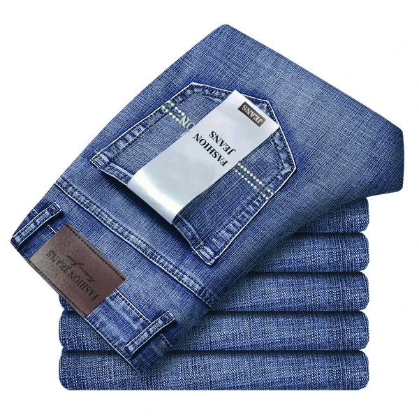 Men's Straight Leg Denim Jeans for Casual Everyday Wear