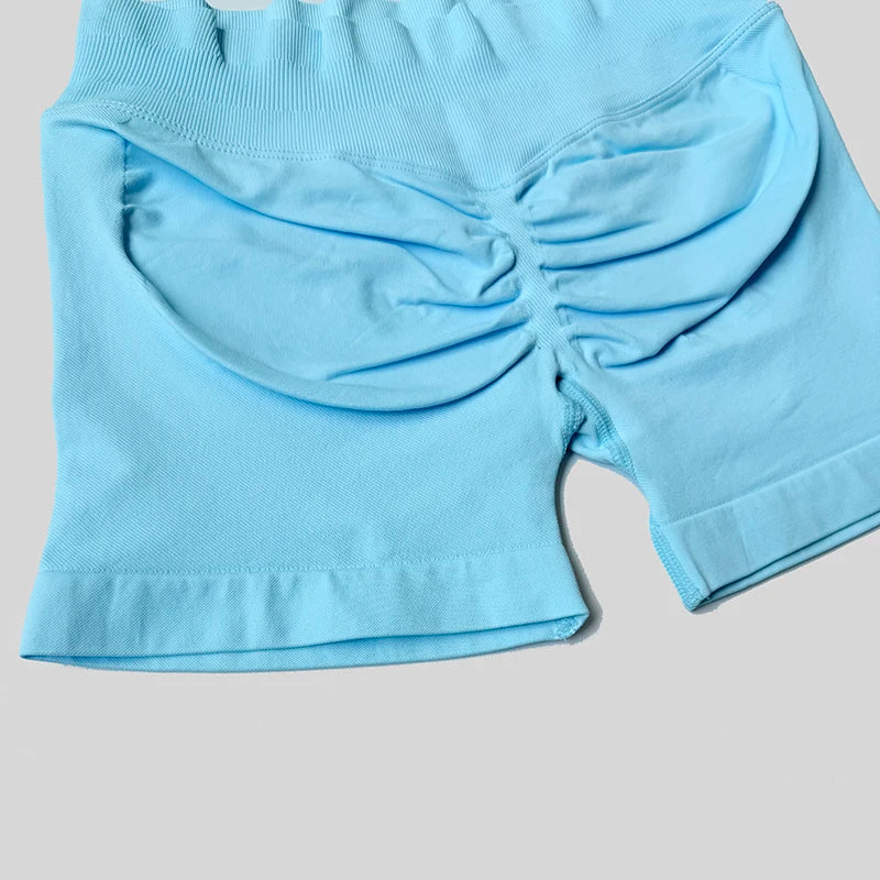 Women’s High Waist Breathable Yoga Shorts for Gym, Running & Cycling