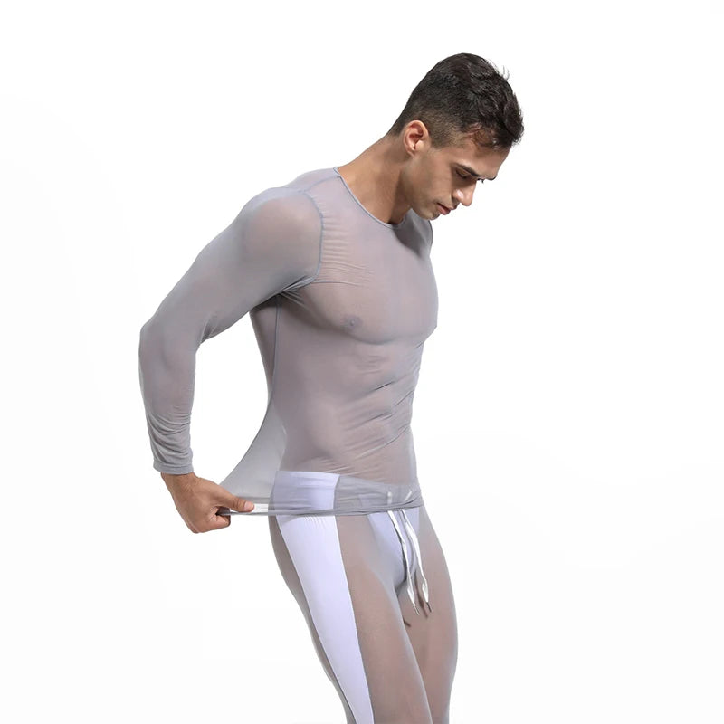Men's Fitted Training Leggings for Gym and Running