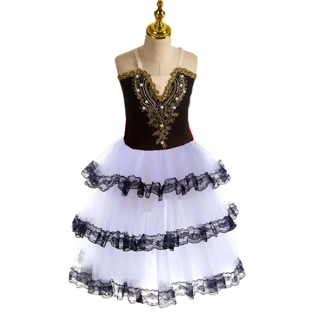 Romantic Ballet Tutu Costume with Child and Adult Labelled Size Options