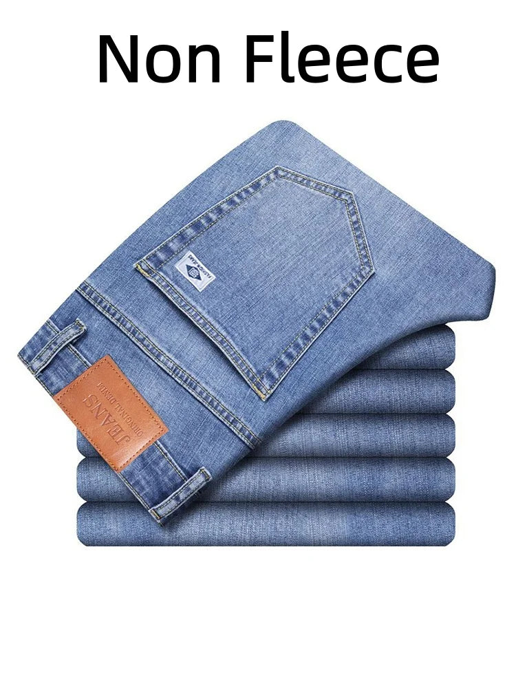 Men's Straight Leg Denim Jeans for Casual Everyday Wear