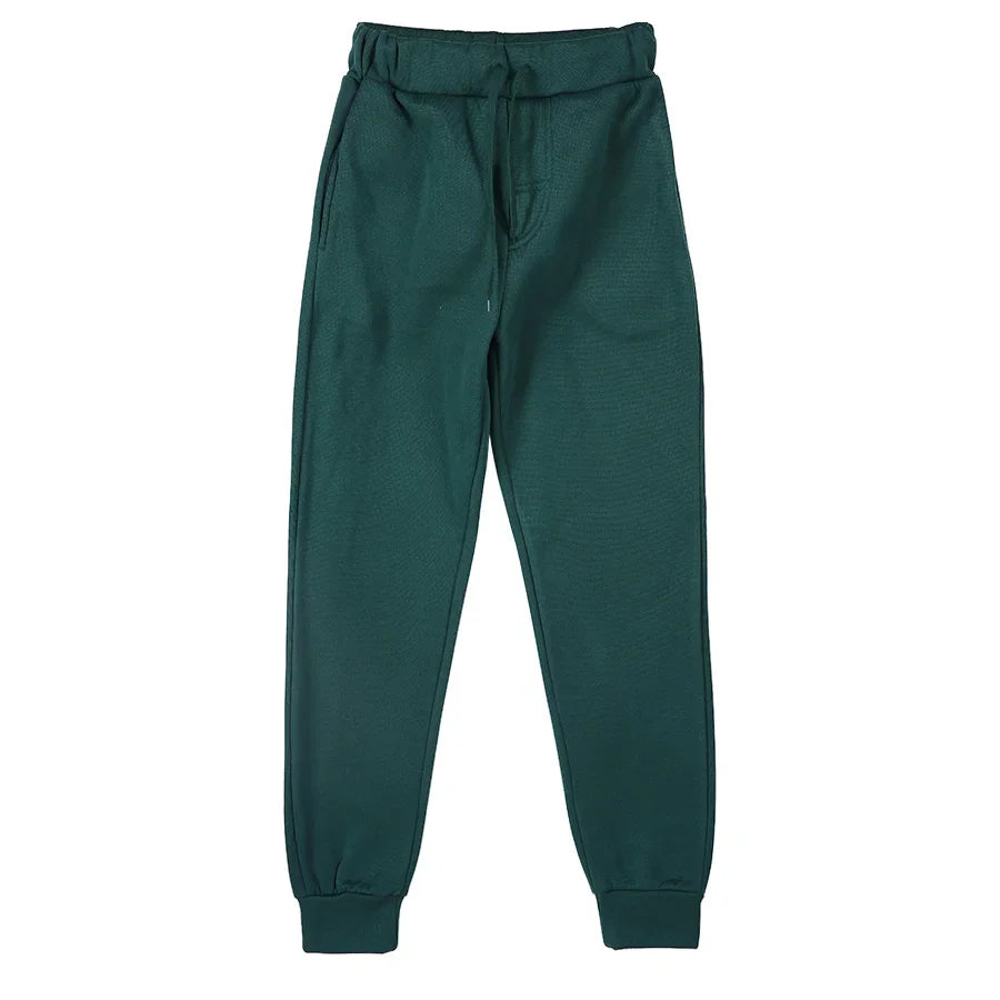 Full Length Drawstring Waist Casual Running Jogger Pants