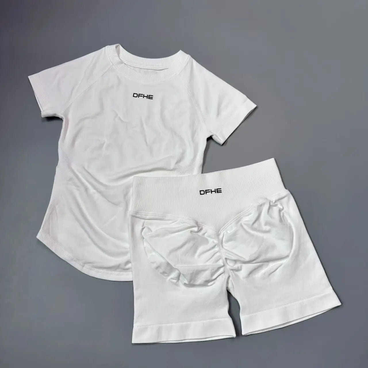 Women's Tee And Shorts Yoga Set For Workout Outfits