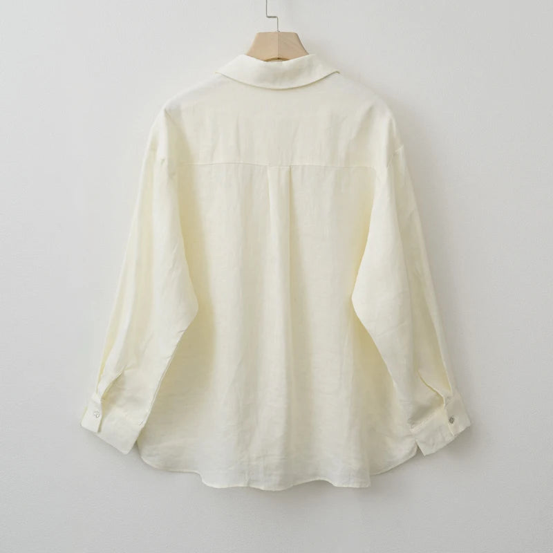 Women's Collared Long Sleeve Shirt