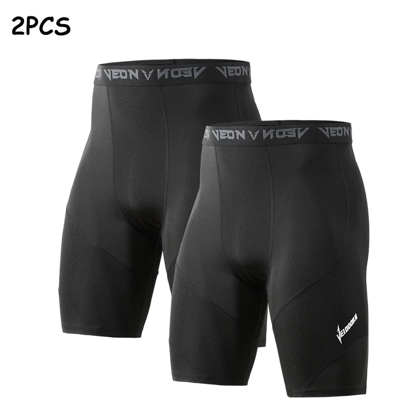 Men's Fitted Training Shorts for Gym and Running
