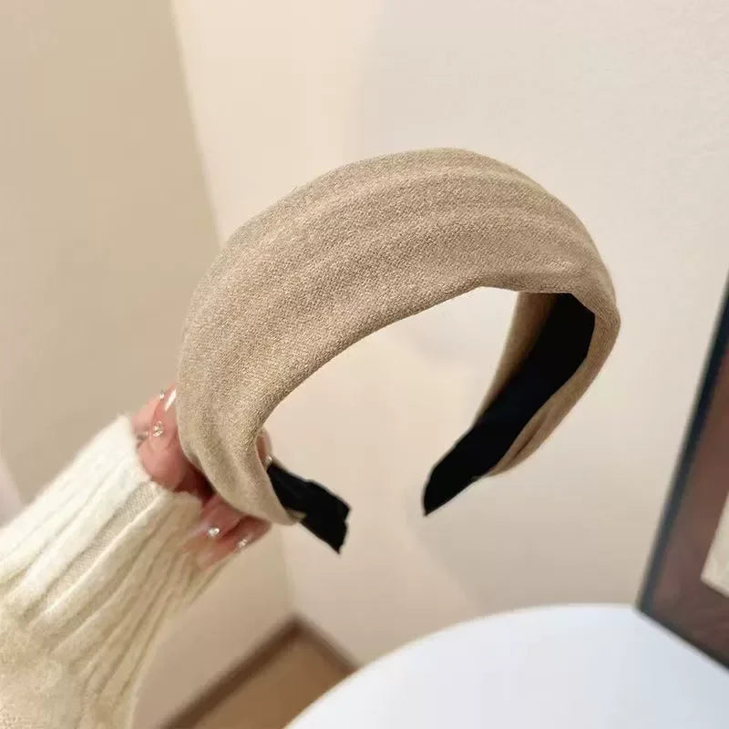 Wide Fabric Covered Padded Headband for Everyday Hair Styling