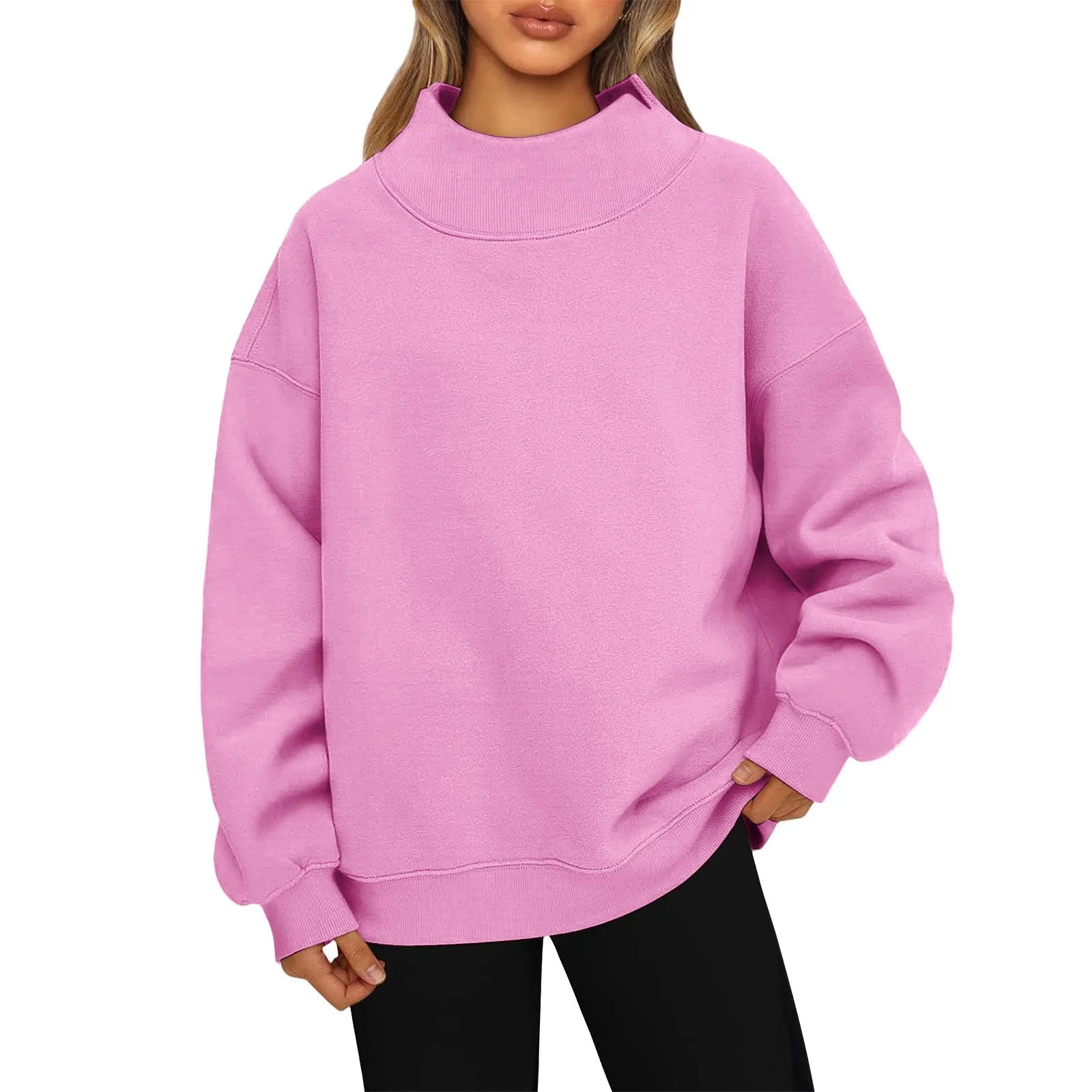 Long Sleeve Casual Pullover Sweatshirt with Original Style Options