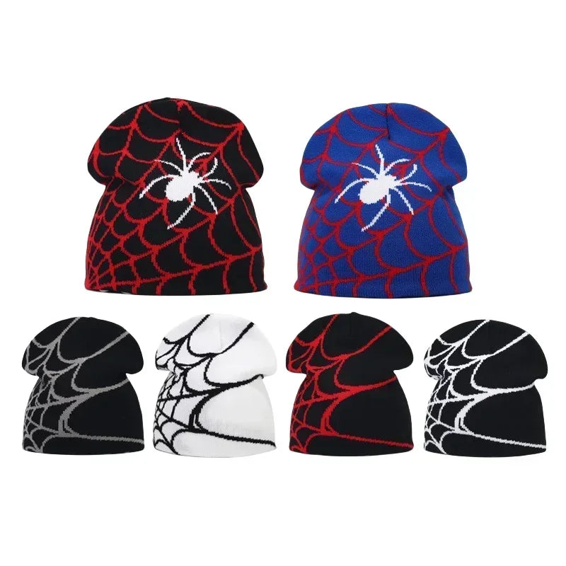Graphic Knit Beanie with Letter and Pattern Style Options