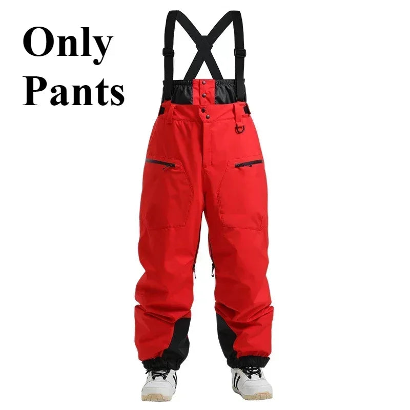 Full Length Suspender Ski and Snowboard Winter Bib Pants