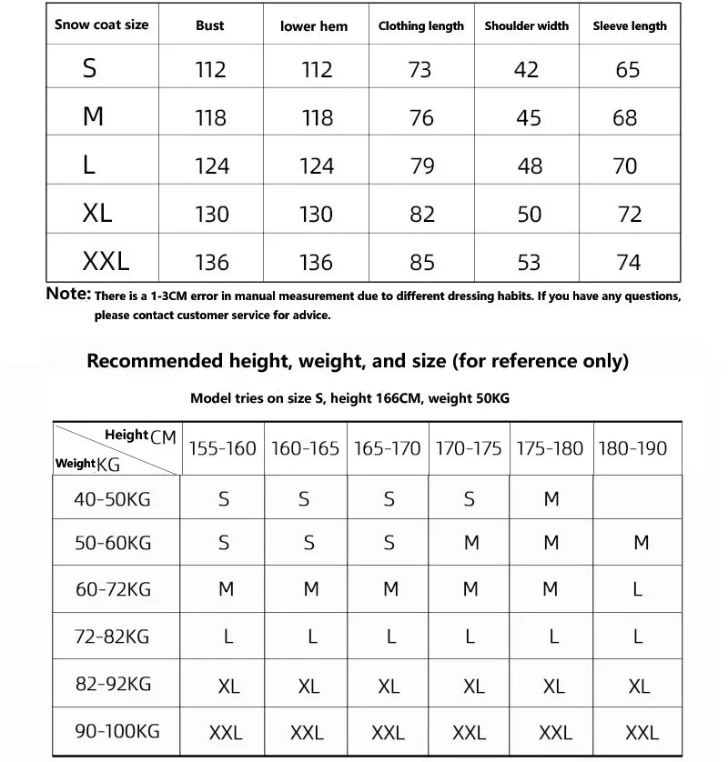 Hooded Ski Jacket and Pants Clothing Set with Style Options